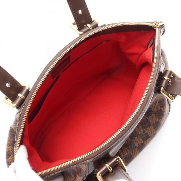 LOUIS VUITTON Brown Damier Leather Shoulder Bag - Picture 4 of 11